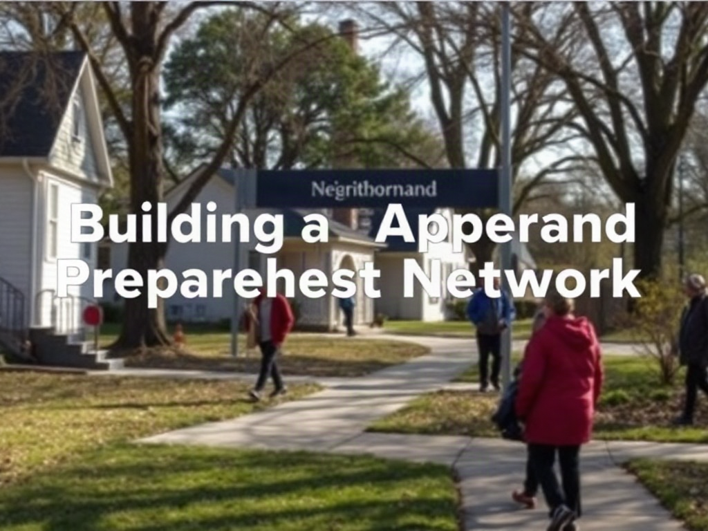 Strategies For Building A Neighborhood Preparedness Network Through Shared Roles And Local Drills